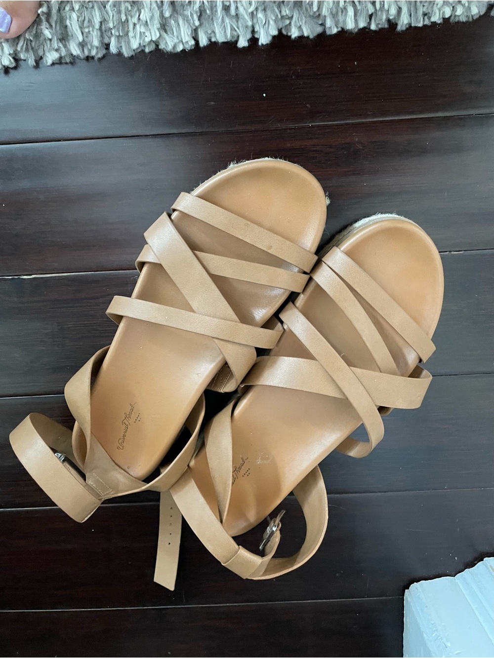 Women’s Strappy Tan Leather Sandals